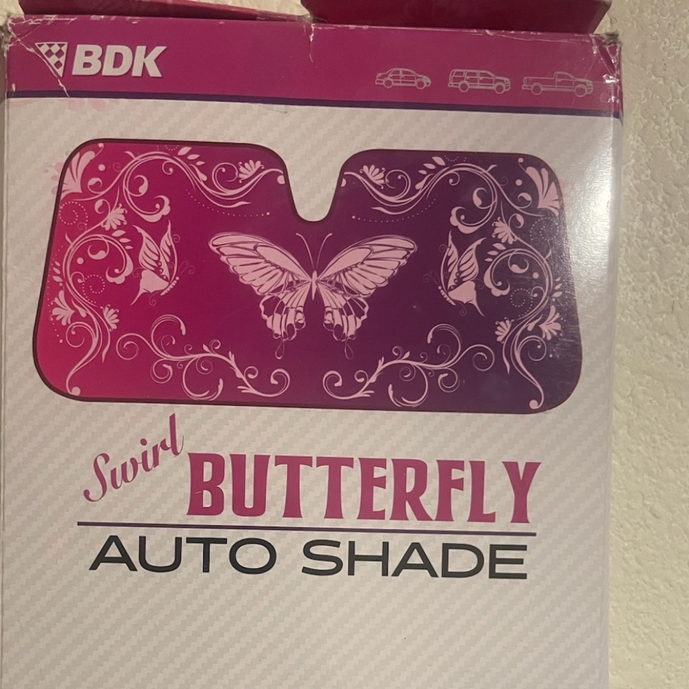Swirl Butterfly Auto Shade